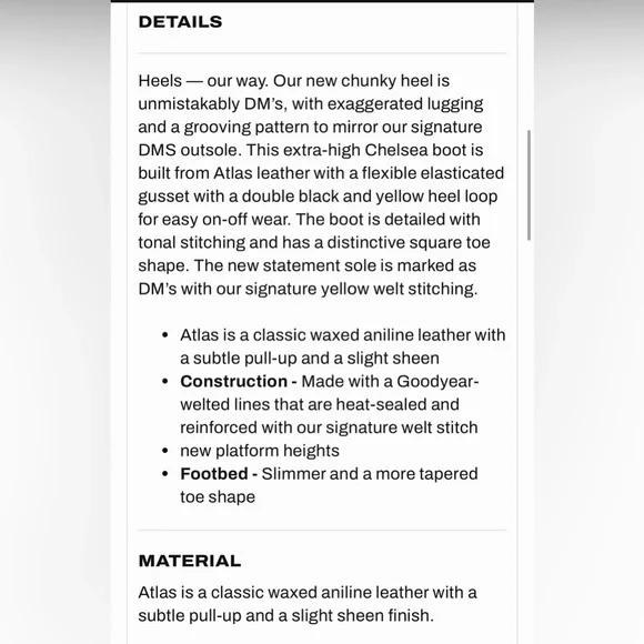 Dr Martens Corran Chelsea Atlas Heeled Boots - Picture 11 of 12